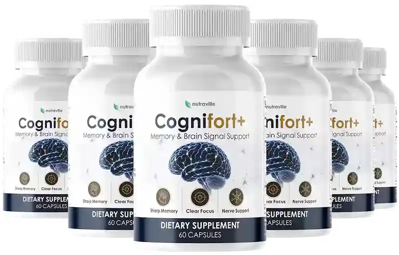 CogniFortPlus 6 Bottle Pack - Best Value Memory and Brain Support