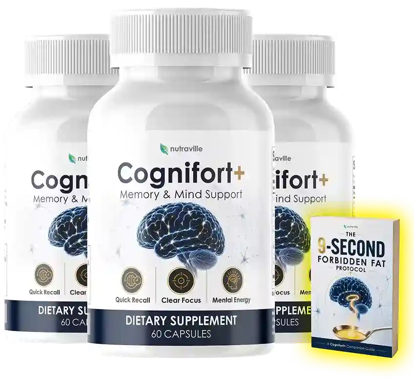 CogniFortPlus Memory and Brain Signal Support Supplement - 60 Capsules by Nutraville